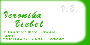 veronika biebel business card